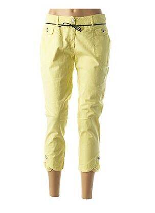 Pantalon trei sferturi galben MADO ET LES AUTRES femeie