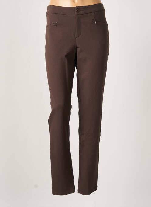 Pantalon drept maro JAVIER SIMORRA femeie