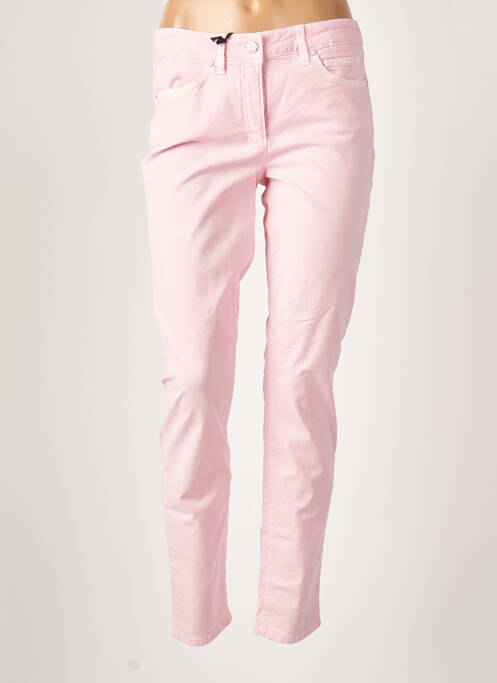 Pantalon drept roz MARC AUREL femeie