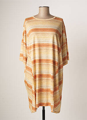 Tunică mâneci scurte bej OTTOD'AME femeie