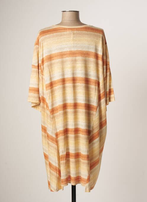 Tunică mâneci scurte bej OTTOD'AME femeie