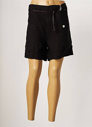 Șort negru LA FABRICA DEL LINO femeie