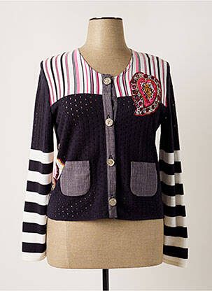 Vestă cu mâneci lungi albastru CHASSAGNARD femeie