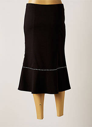 Fustă midi elasticitate negru FUEGO WOMAN femeie