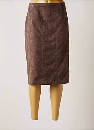 Fustă midi maro PAUPORTÉ femeie