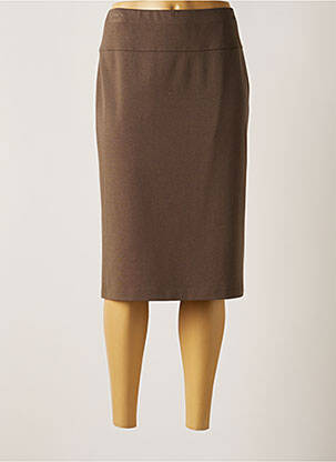 Fustă midi gri LUCIA femeie