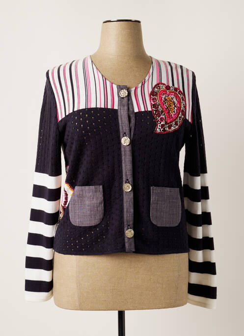 Vestă cu mâneci lungi albastru CHASSAGNARD femeie