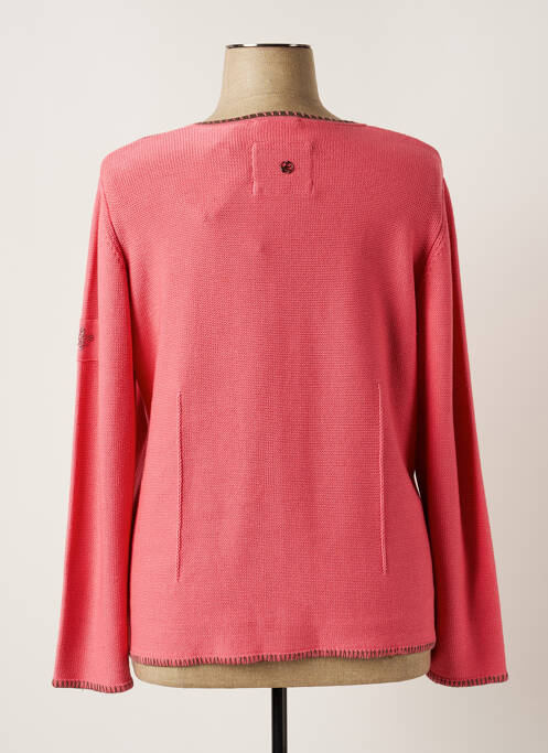 Vestă cu mâneci lungi roz LUCIA femeie