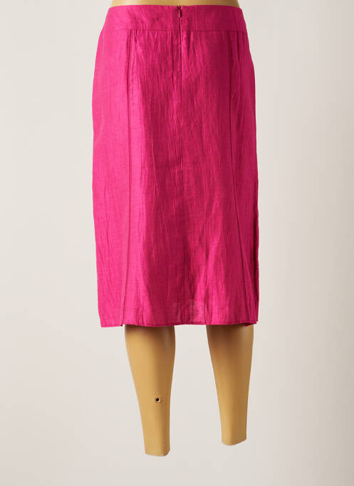 Fustă midi roz FRANK WALDER femeie