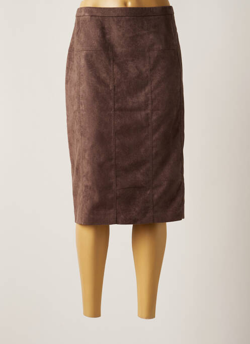 Fustă midi maro PAUPORTÉ femeie