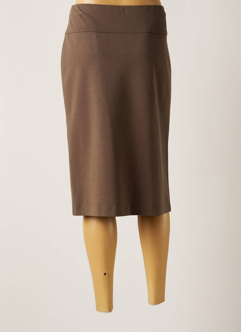 Fustă midi gri LUCIA femeie