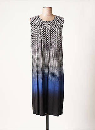 Rochie midi croială fluidă fără mâneci albastru BETTY BARCLAY femeie