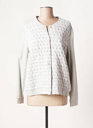 Jachete casual guler rotund gri TERRE DE FÉES femme