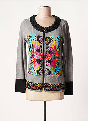 Vestă cu mâneci lungi gri OLIVIER PHILIPS femeie