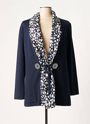 Vestă cu mâneci lungi albastru CHASSAGNARD femeie