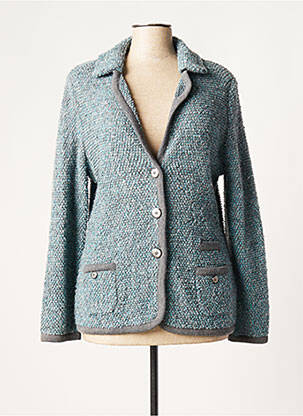 Vestă cu mâneci lungi albastru LUCIA femeie