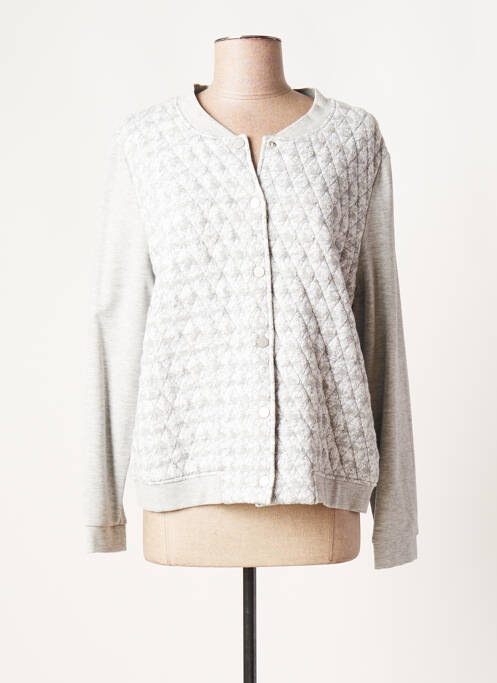 Jachete casual guler rotund gri TERRE DE FÉES femme