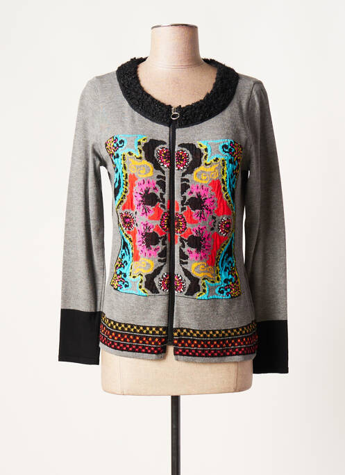 Vestă cu mâneci lungi gri OLIVIER PHILIPS femeie