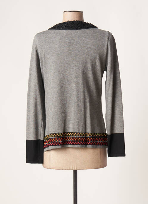 Vestă cu mâneci lungi gri OLIVIER PHILIPS femeie