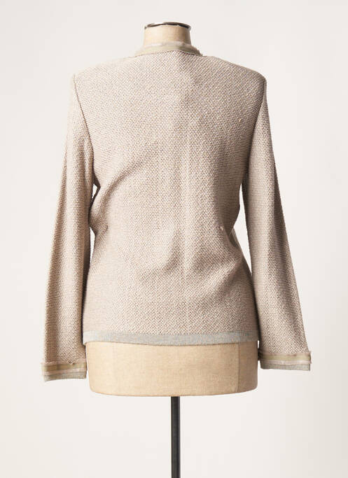 Vestă cu mâneci lungi maro LUCIA femeie