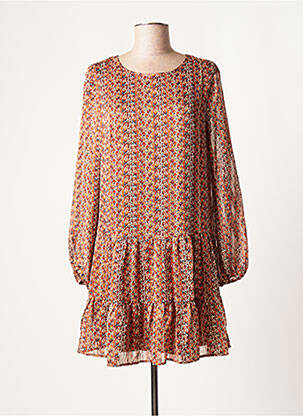 Rochie scurtă mâneci lungi mâneci lungi maro MOLLY BRACKEN femeie
