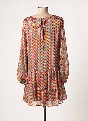Rochie scurtă mâneci lungi mâneci lungi maro MOLLY BRACKEN femeie