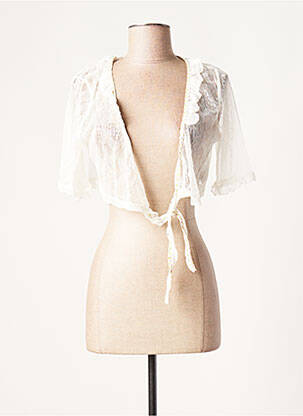 Bolero alb ALICE ET BARNABE femeie