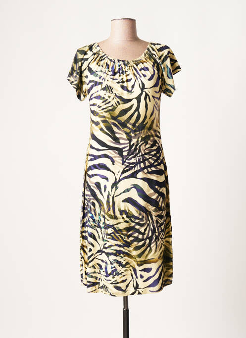 Rochie midi galben GEISHA femeie