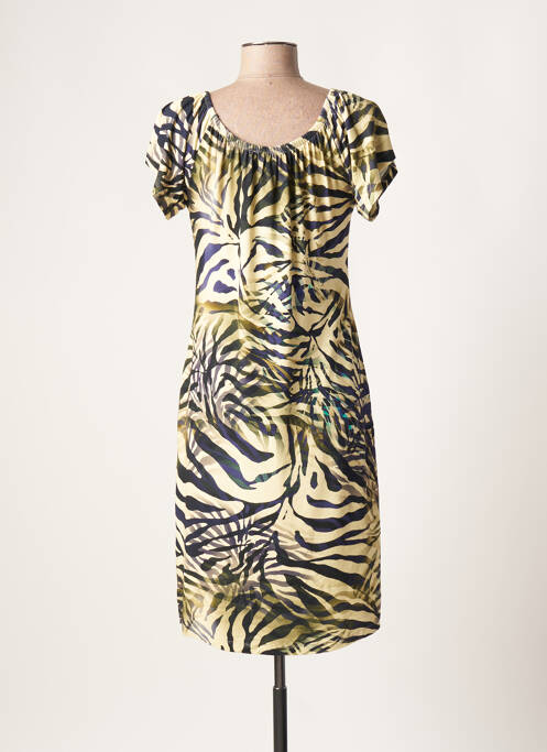 Rochie midi galben GEISHA femeie