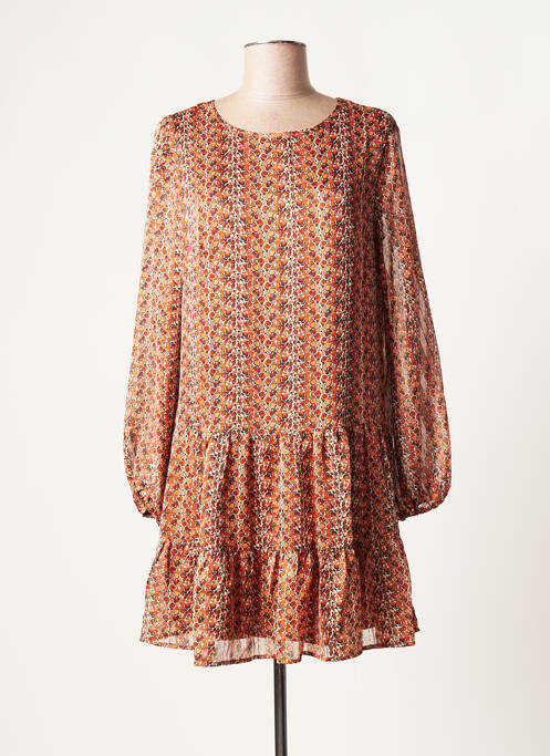 Rochie scurtă maro MOLLY BRACKEN femeie