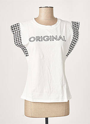 Top alb J&H FASHION femeie