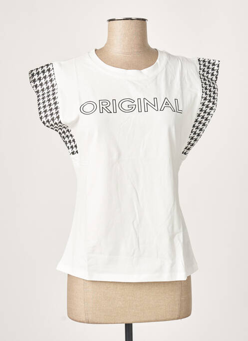 Top alb J&H FASHION femeie