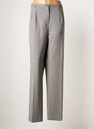 Pantalon drept elasticitate mărime normală gri BRUNO SAINT HILAIRE femme