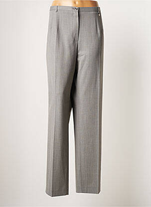 Pantalon drept gri BRUNO SAINT HILAIRE femeie