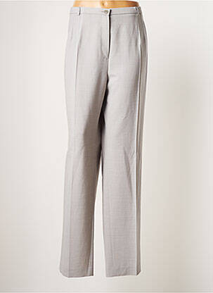 Pantalon drept gri BRUNO SAINT HILAIRE femeie