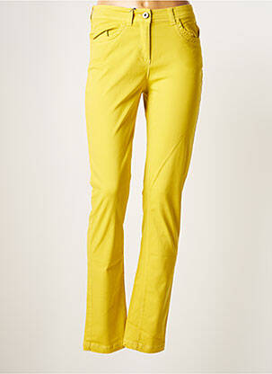 Pantalon slim galben ESPRIT DE LA MER femeie