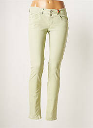 Pantalon slim talie joasă talie joasă verde STREET ONE femeie