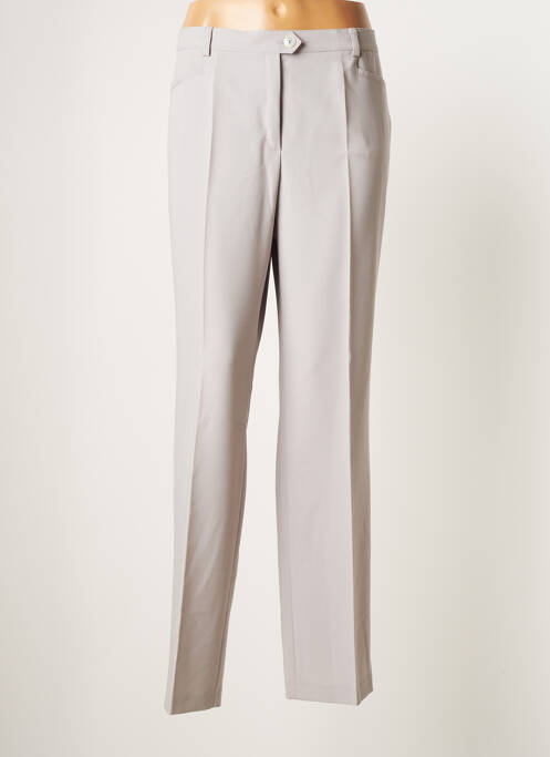 Pantalon drept gri PURE BY LUCIA femeie