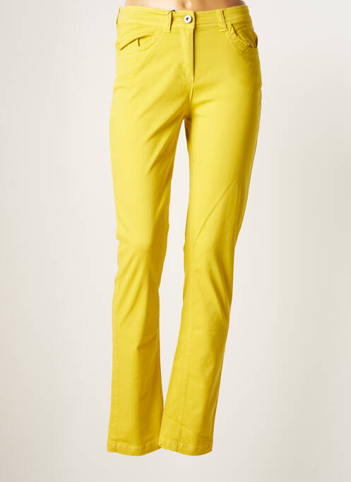 Pantalon slim galben ESPRIT DE LA MER femeie