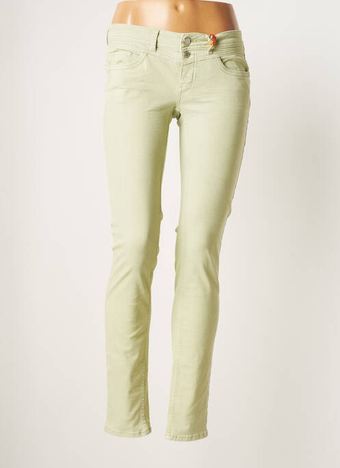 Pantalon slim verde STREET ONE femeie