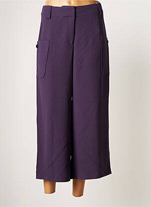 Pantalon 7/8 închidere cu fermoar sub clapetă cu cârlig mărime normală violet ESPRIT femeie