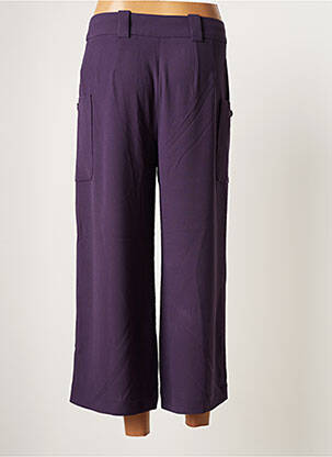 Pantalon 7/8 închidere cu fermoar sub clapetă cu cârlig mărime normală violet ESPRIT femeie