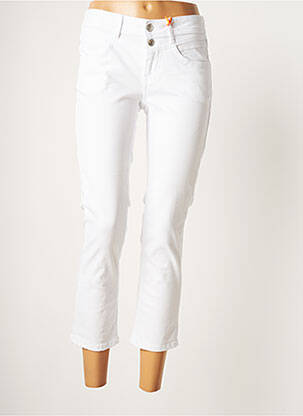 Pantalon trei sferturi alb STREET ONE femeie