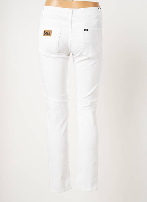 Pantalon slim alb LOIS femeie