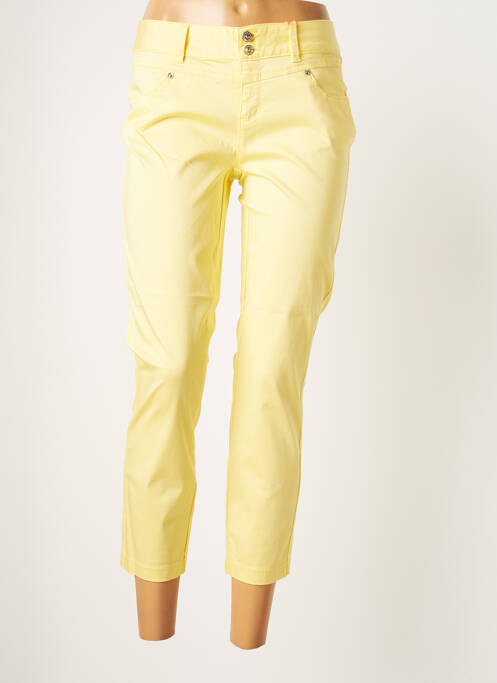 Pantalon trei sferturi galben STREET ONE femeie