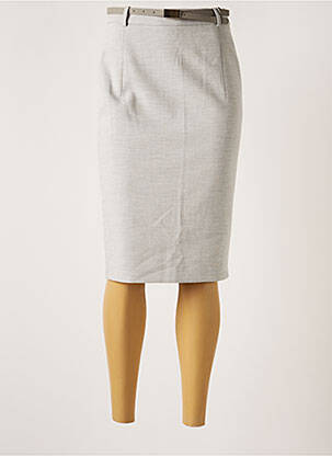 Fustă midi gri ESPRIT femeie