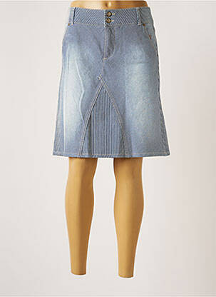 Fustă midi albastru NYDJ femeie