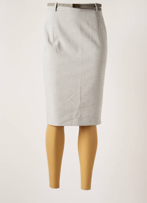 Fustă midi gri ESPRIT femeie