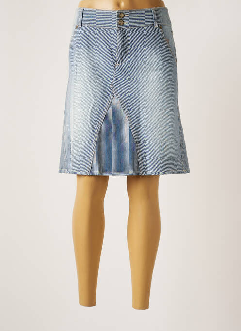 Fustă midi albastru NYDJ femeie