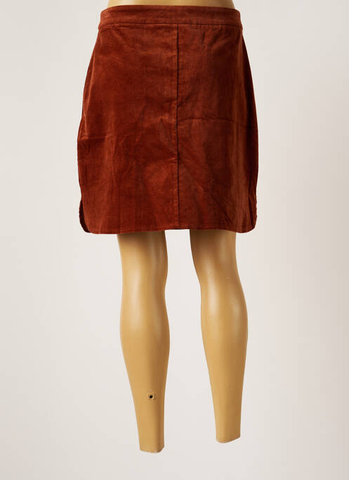 Fustă scurtă talie înaltă maro CHATTAWAK femme